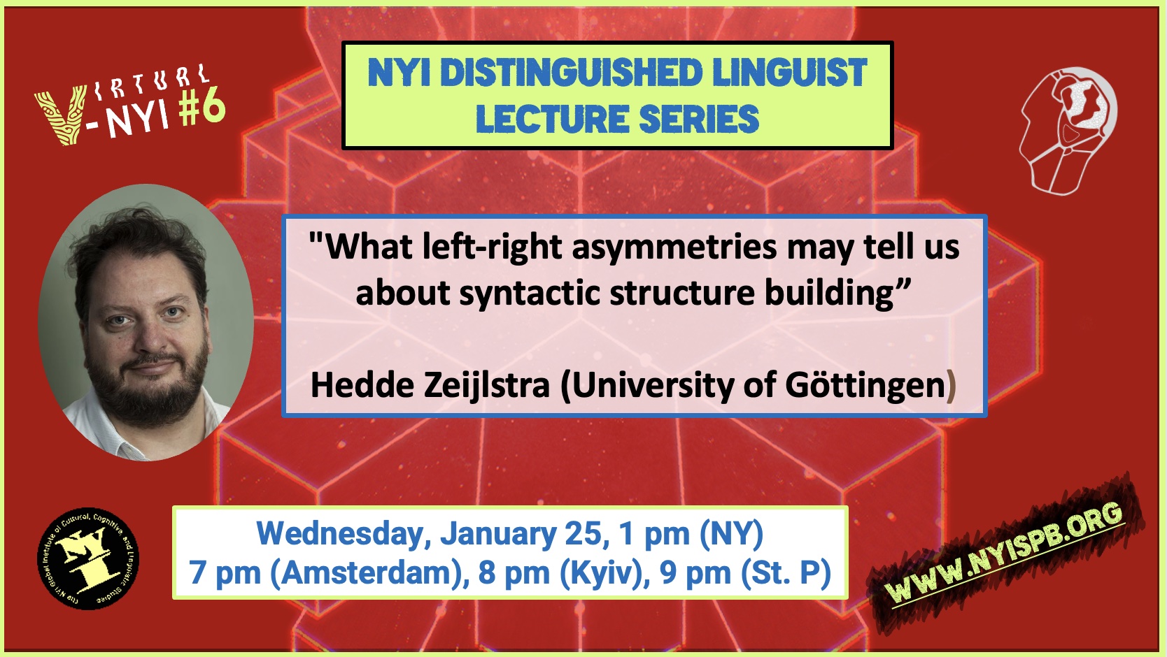 What left-right asymmetries may tell us about syntactic structure building - Hedde Zeijlstra (University of Göttingen)